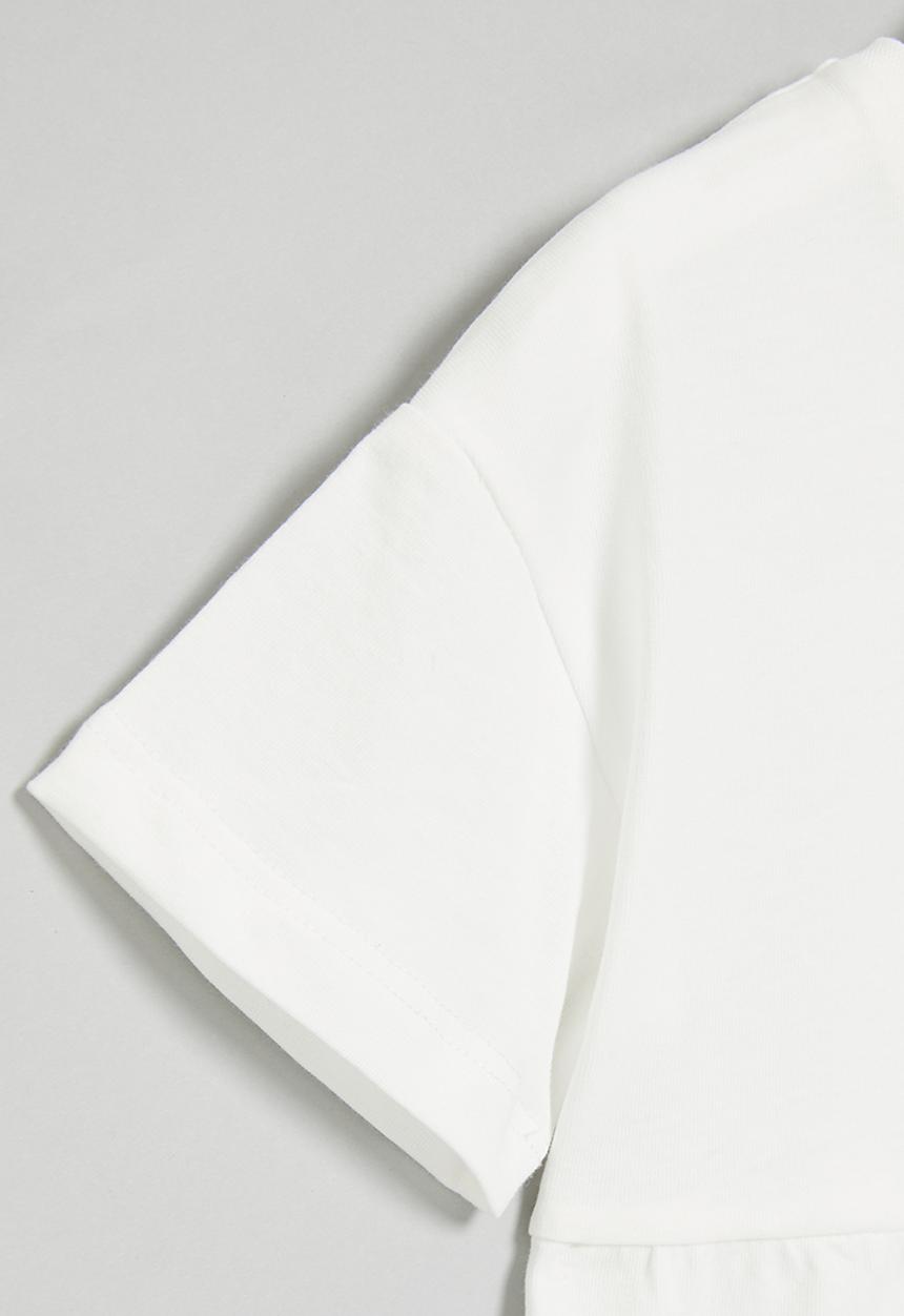 MANGO - T-shirt isa - white