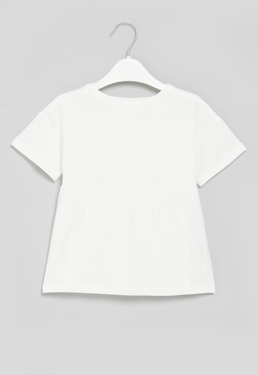 MANGO - T-shirt isa - white