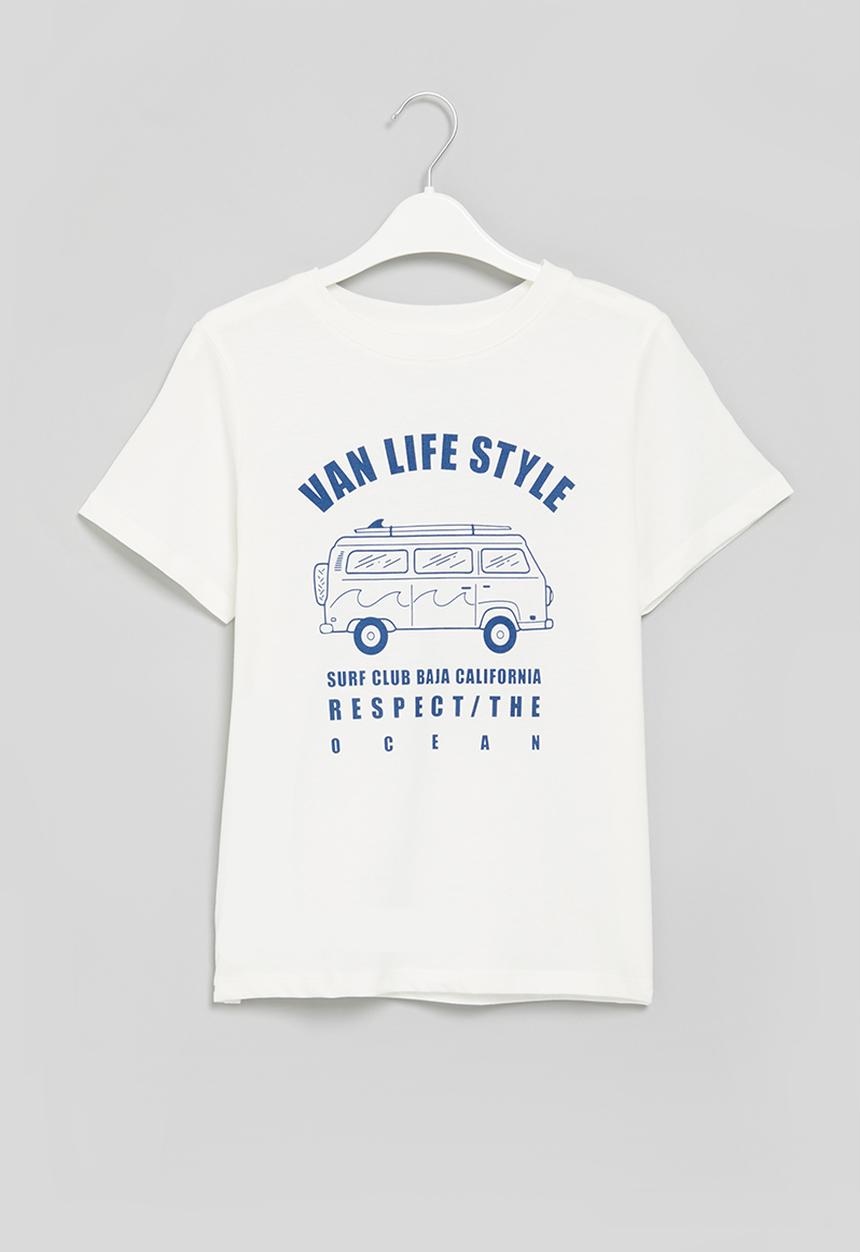 MANGO - T-shirt sunny - white