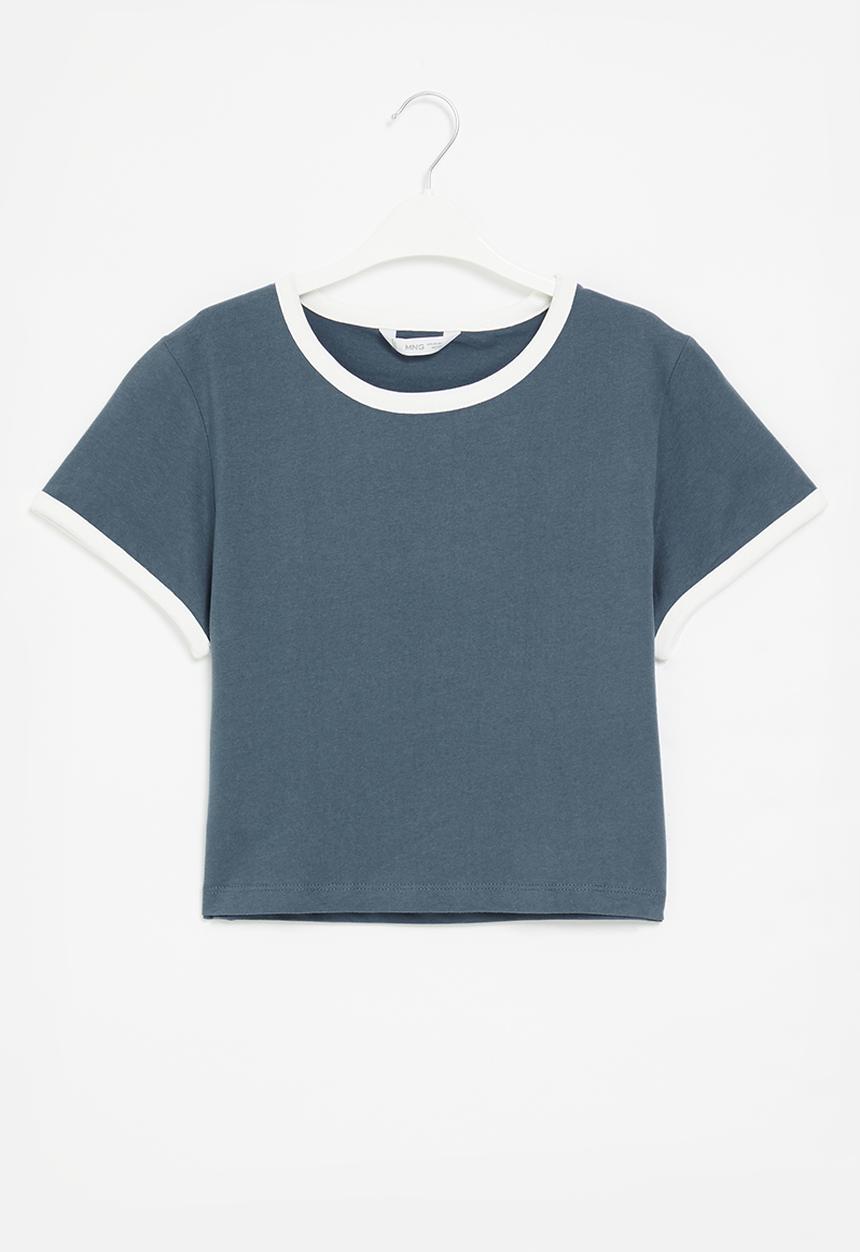 MANGO - T-shirt vivo - blue