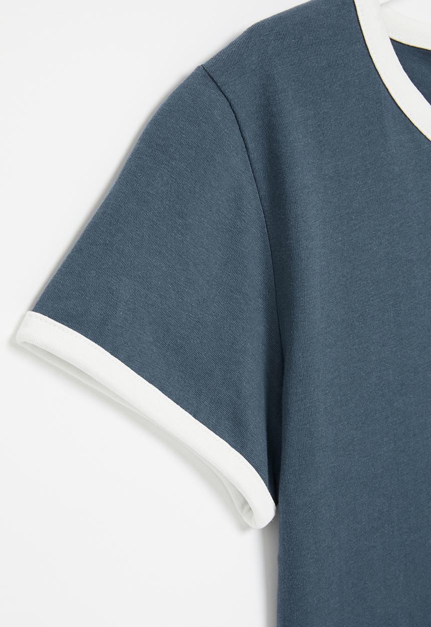 MANGO - T-shirt vivo - blue