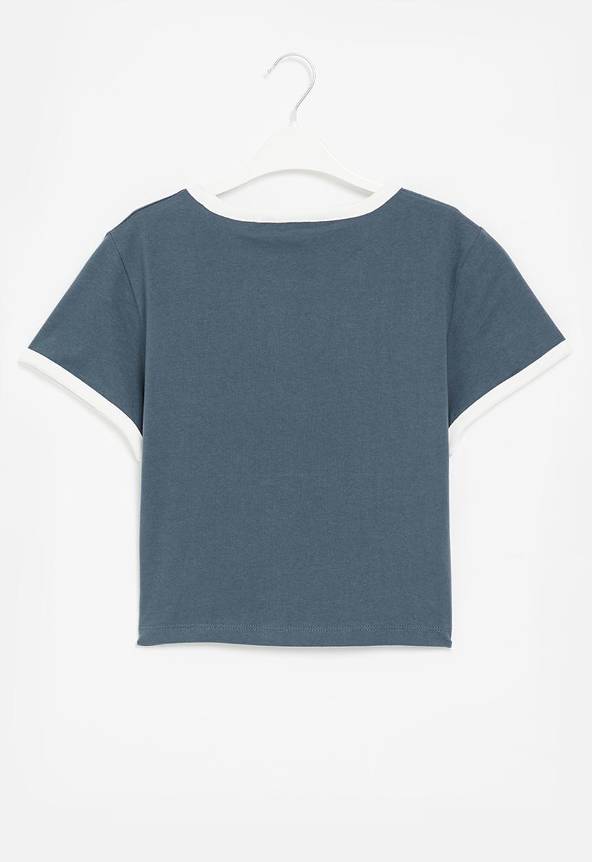 MANGO - T-shirt vivo - blue