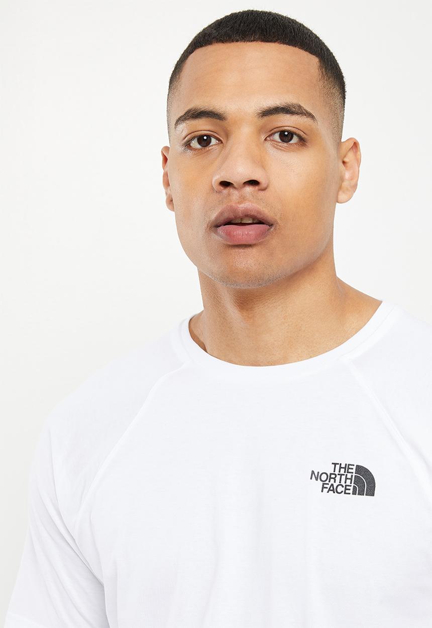 The North Face - M short sleeve north faces tee  - tnf white & acoustic blue