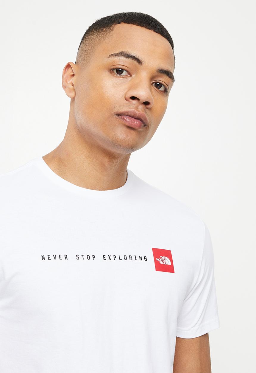 The North Face - M short sleeve never stop exploring tee - tnf white