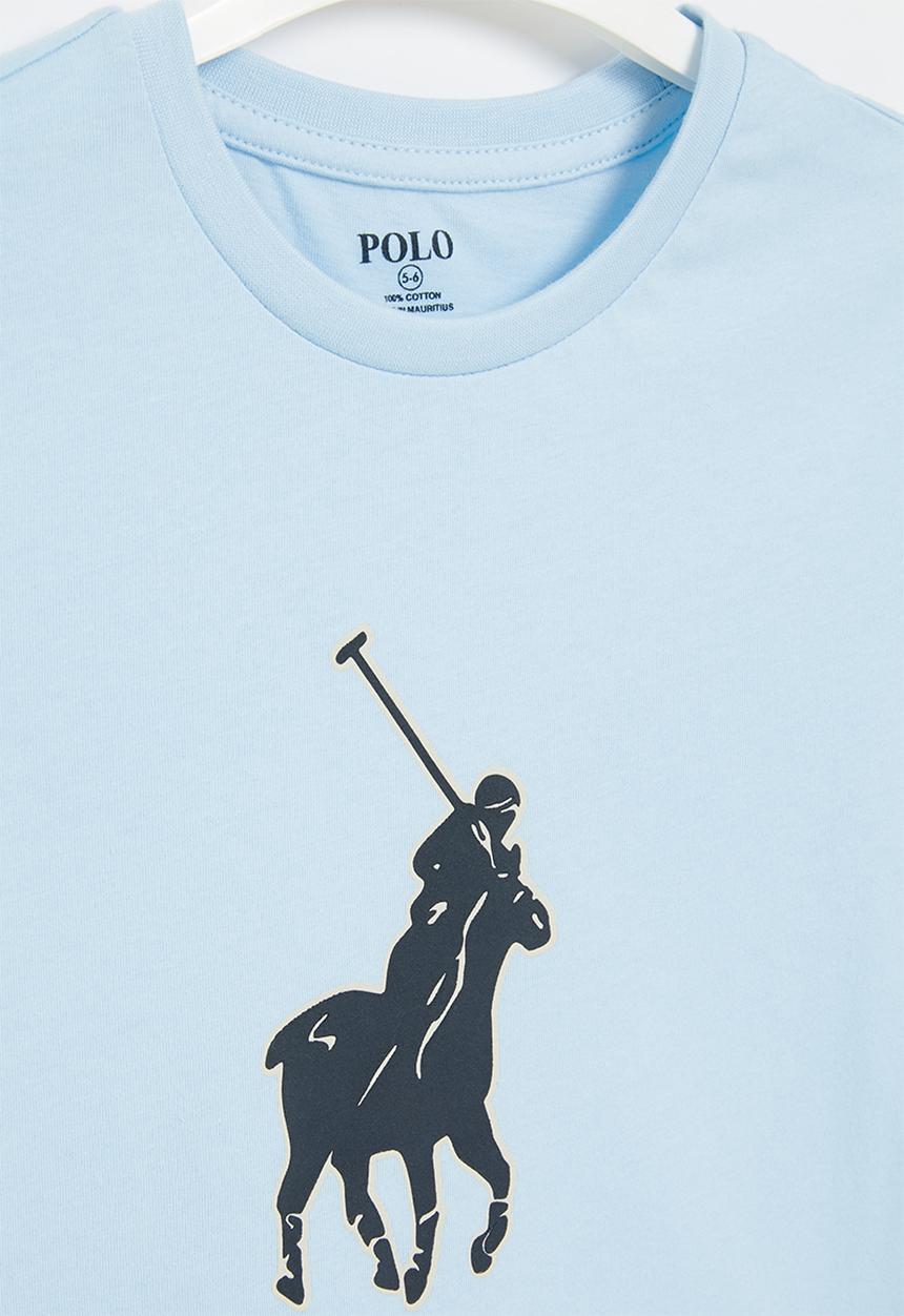 POLO - Boys printed short sleeve tee - light blue