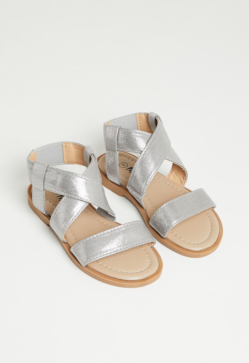 Pop Candy - Girls metallic sandal - silver