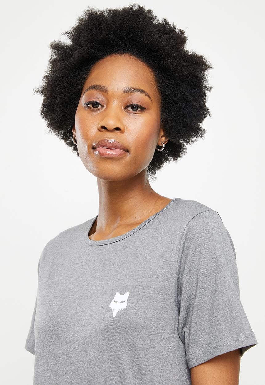 Fox - Heater T-shirt dress - dark grey melange