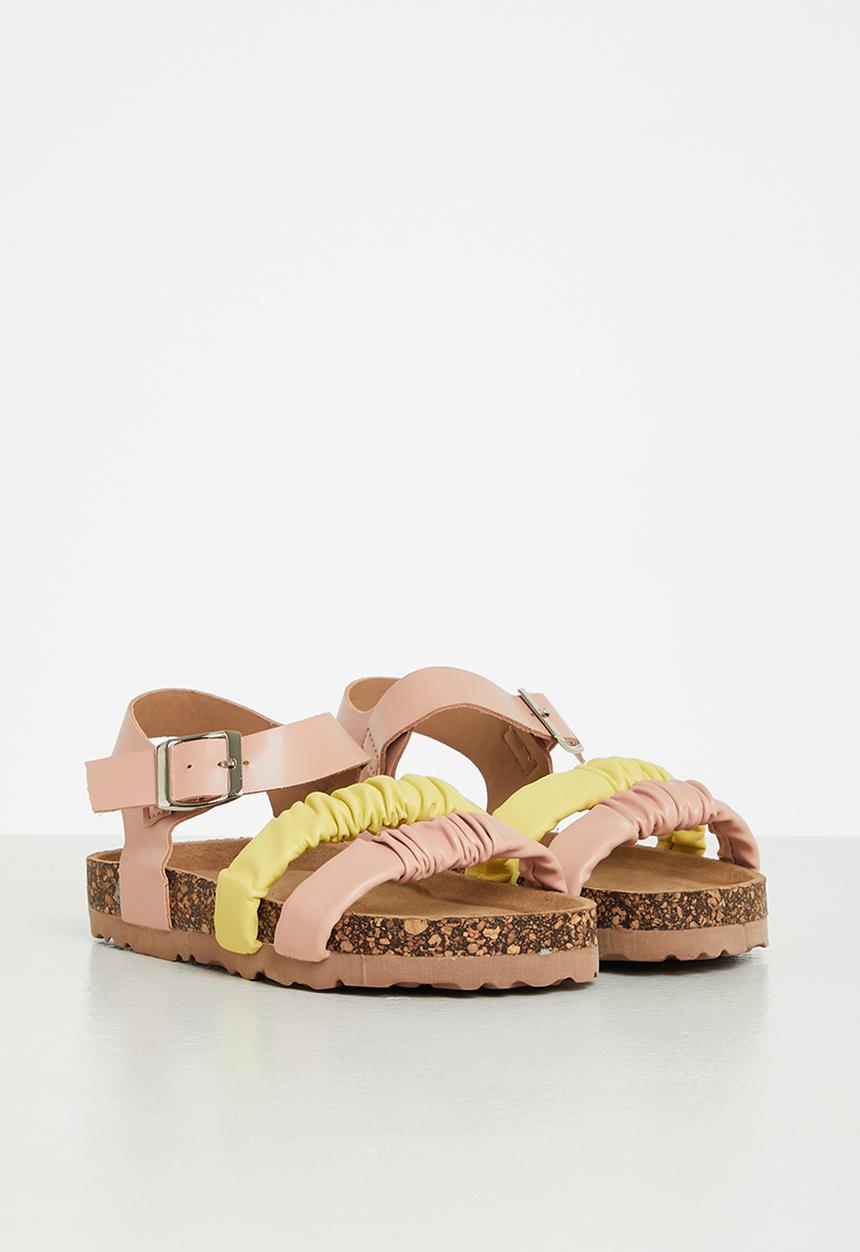 Pop Candy - Girls colourblock sandal - pink