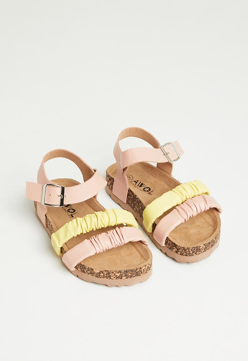 Pop Candy - Girls colourblock sandal - pink