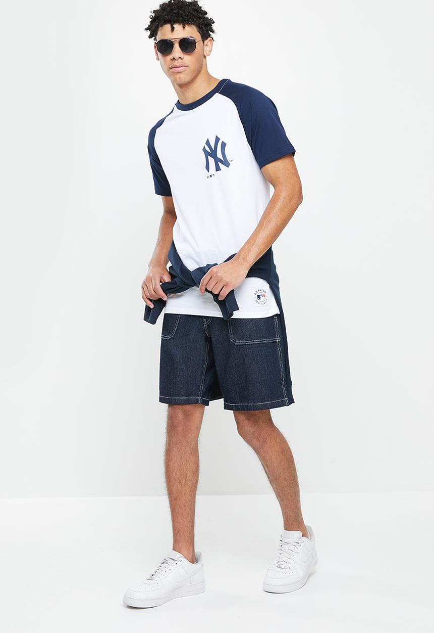 MLB - NY yankees mens two tone T-shirt  - white & navy