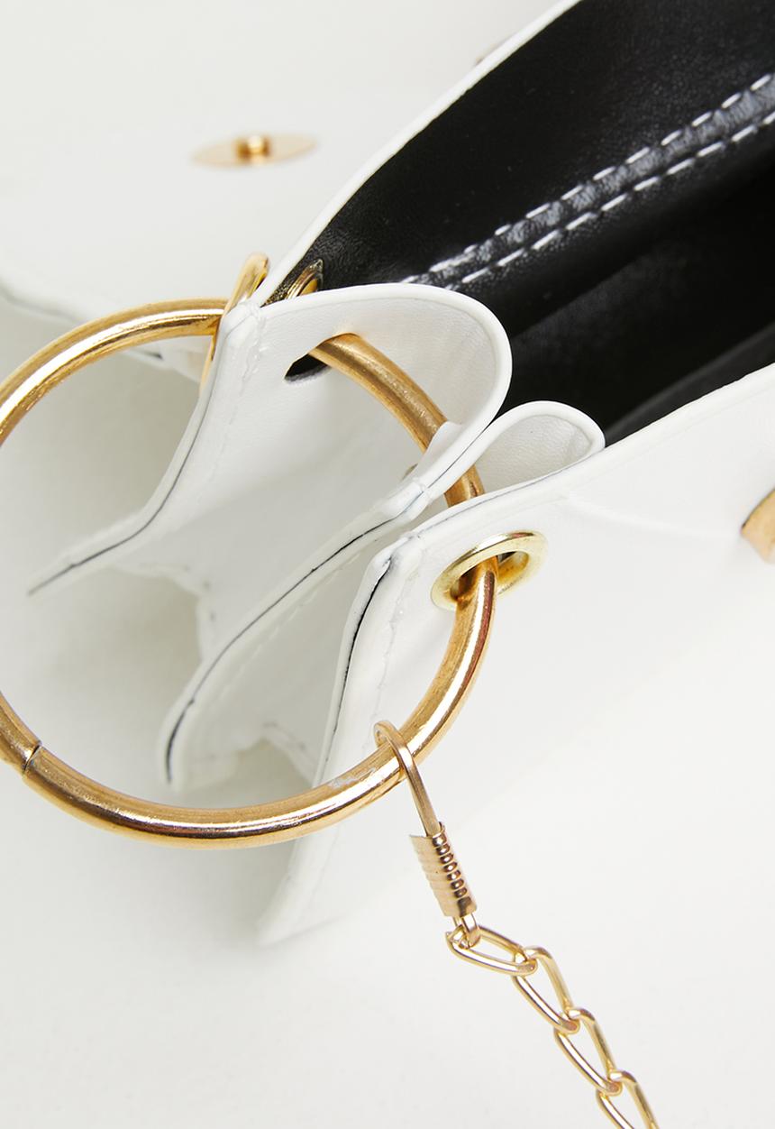 Superbalist - Micro mini clutch bag - cream