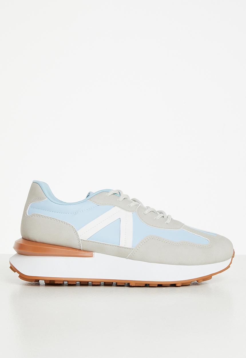 Tom Tom - Noah sporty lace-up sneaker - grey & blue