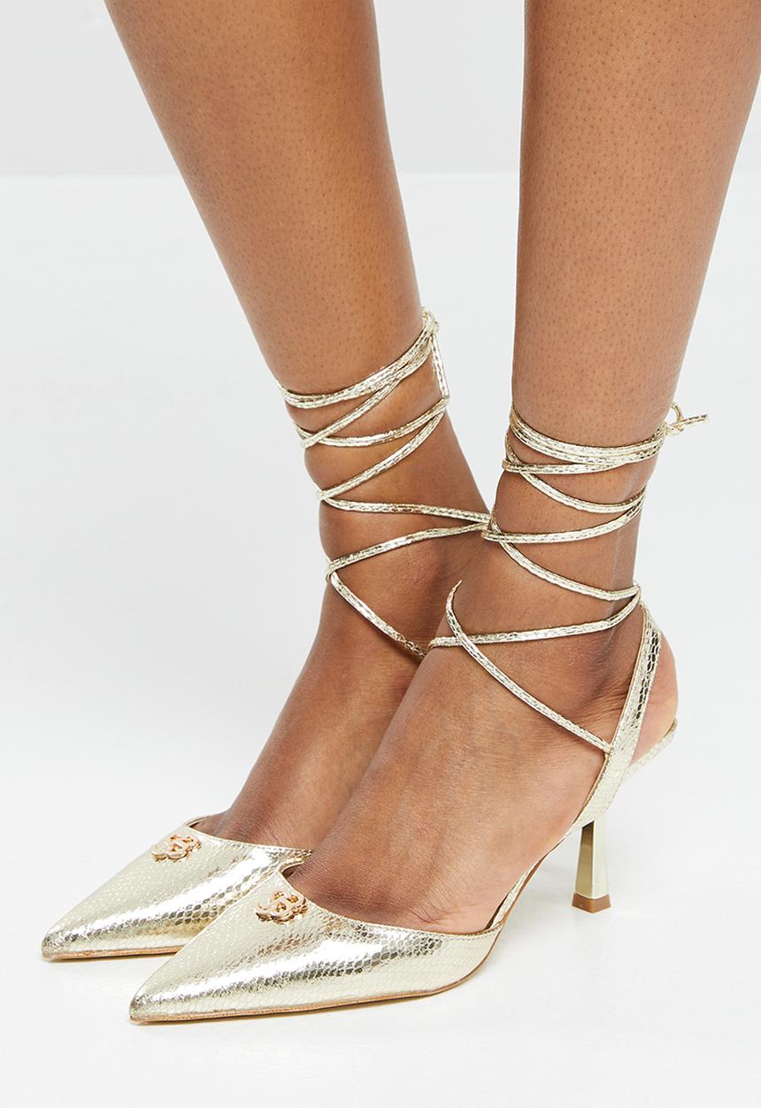 SISSY BOY - Courting court heel - gold