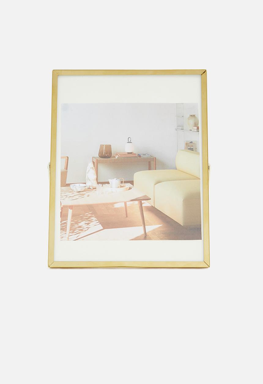 H&S - Standing frame set of 2 - gold