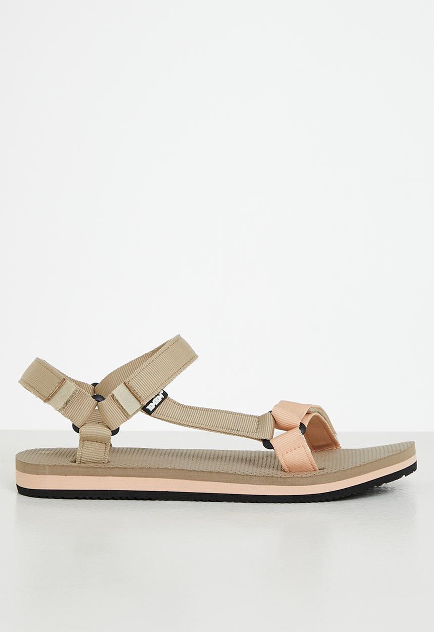 Tom Tom - Dream velcro strap sandal  - taupe & peach