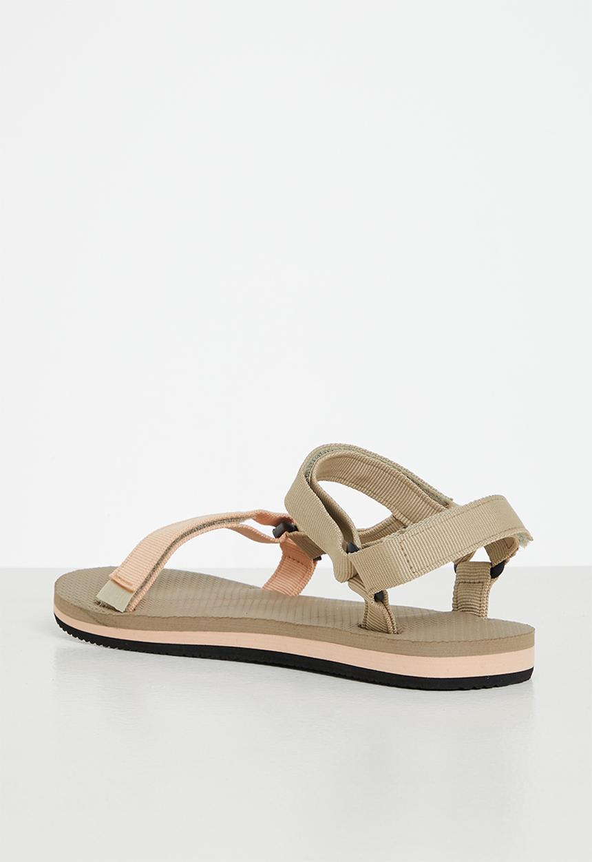 Tom Tom - Dream velcro strap sandal  - taupe & peach
