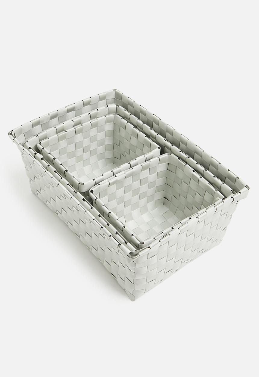 Storage Solutions - Linear storage basket - grey
