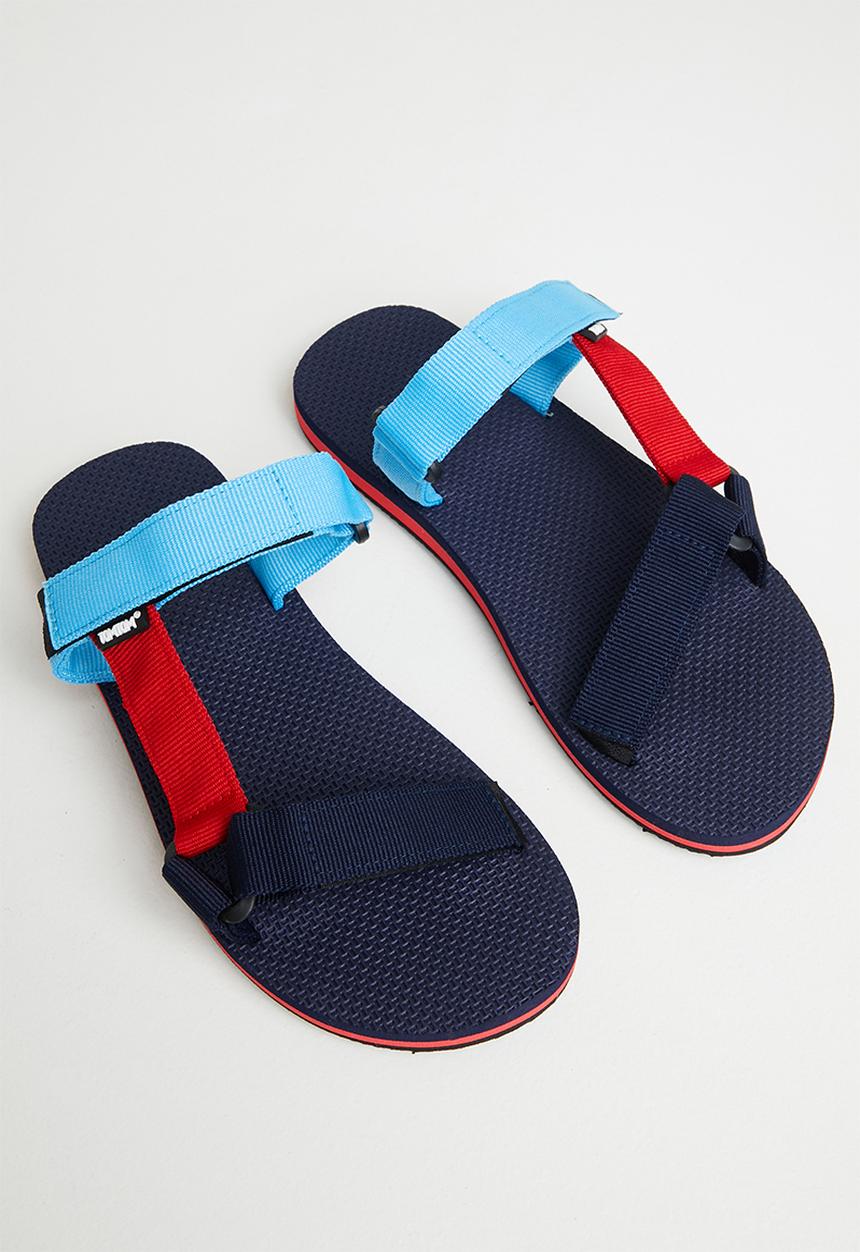 Tom Tom - Pronto slip-on sandal - navy multi