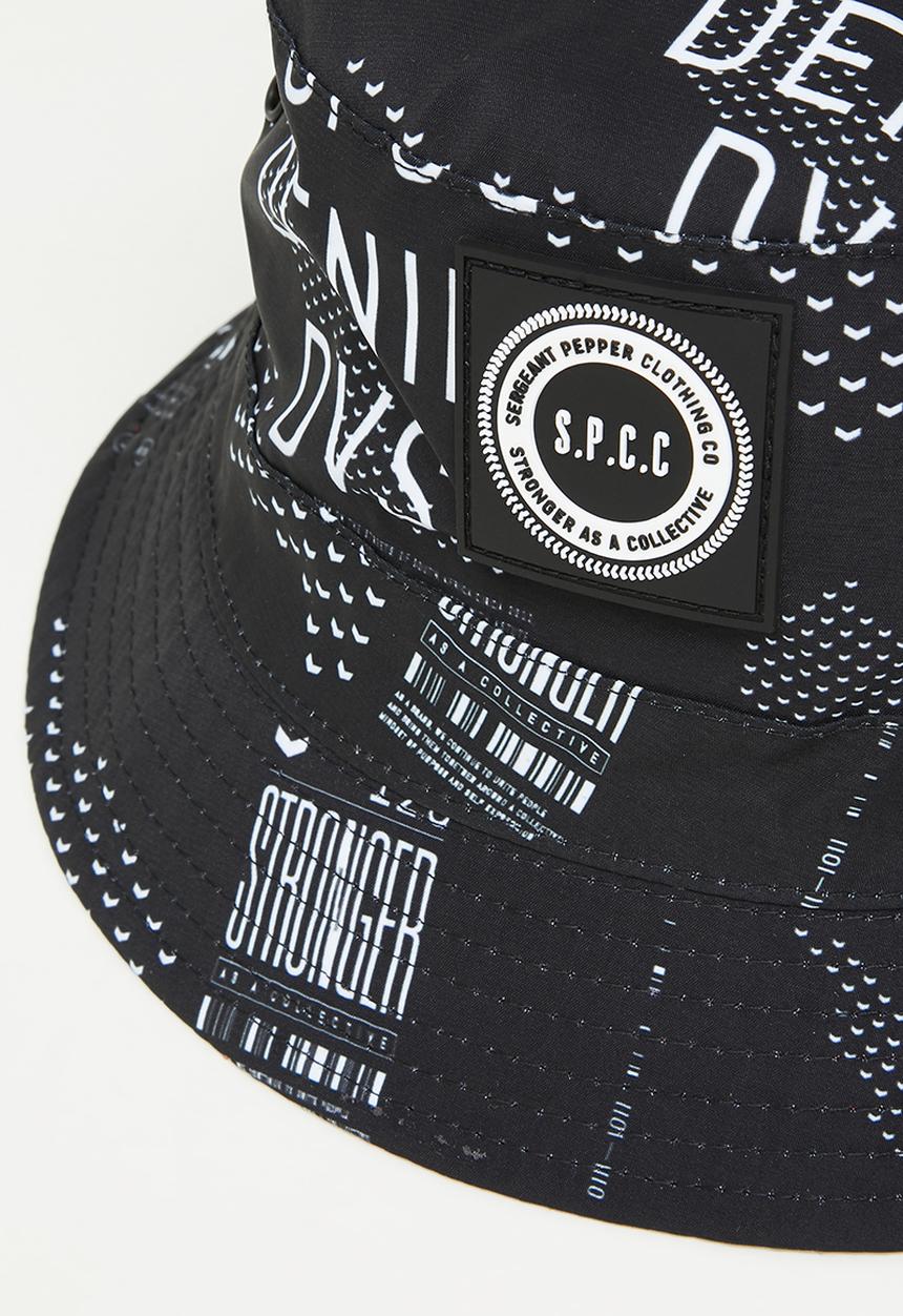 S.P.C.C - Stokes reversible bucket hat - black & orange