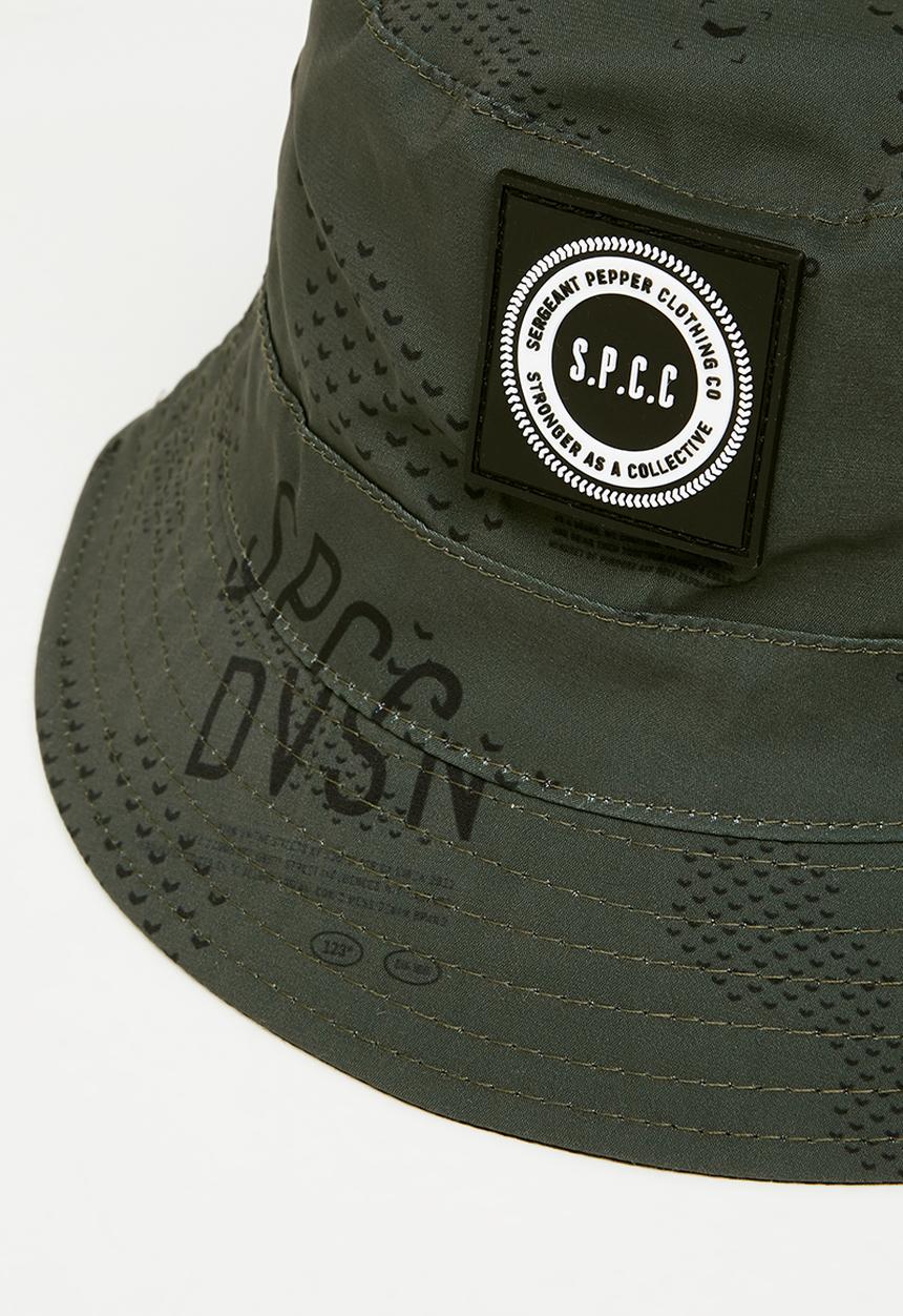S.P.C.C - Stokes reversible bucket hat - fatigue & black