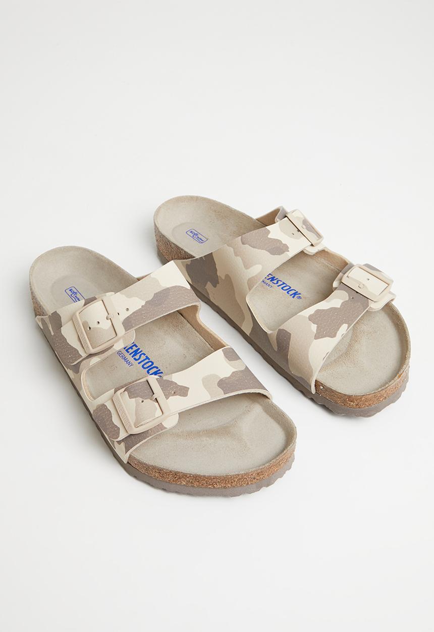 Birkenstock - Arizona sfb regular - desert soil gray & taupe
