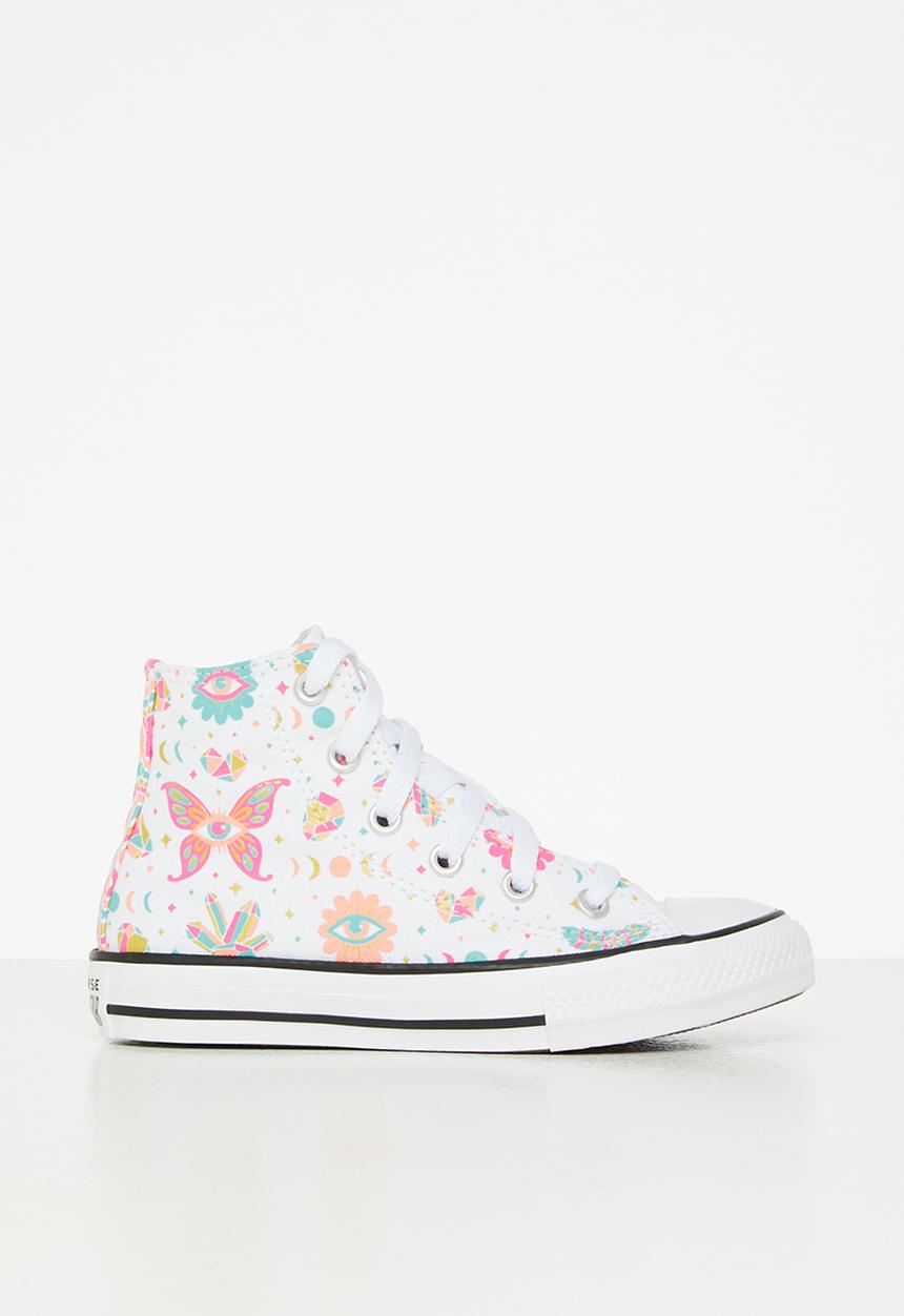 Converse - Chuck taylor all star - white/pink/bleached coral/light aqua