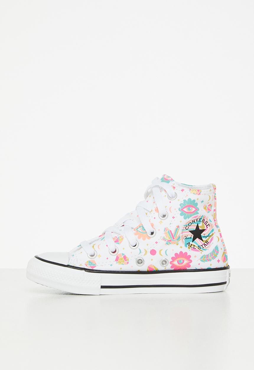 Converse - Chuck taylor all star - white/pink/bleached coral/light aqua