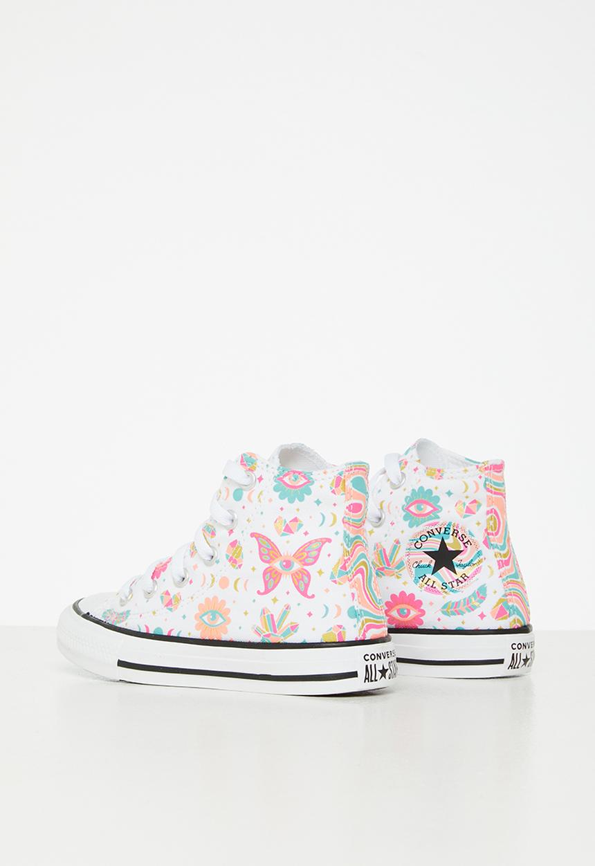 Converse - Chuck taylor all star - white/pink/bleached coral/light aqua