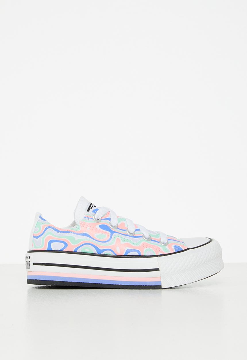 Converse - Chuck taylor all star eva lift - bleached coral/royal pulse/white