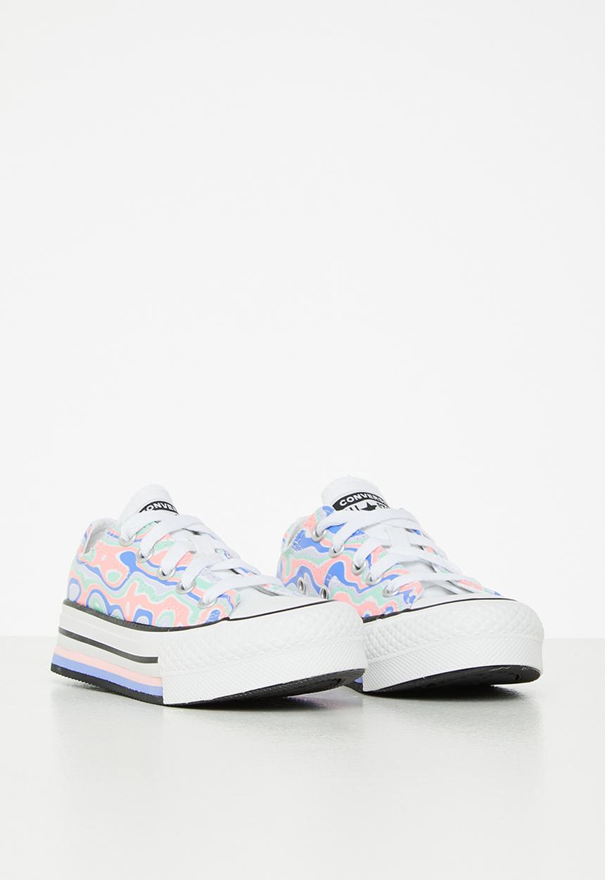 Converse - Chuck taylor all star eva lift - bleached coral/royal pulse/white