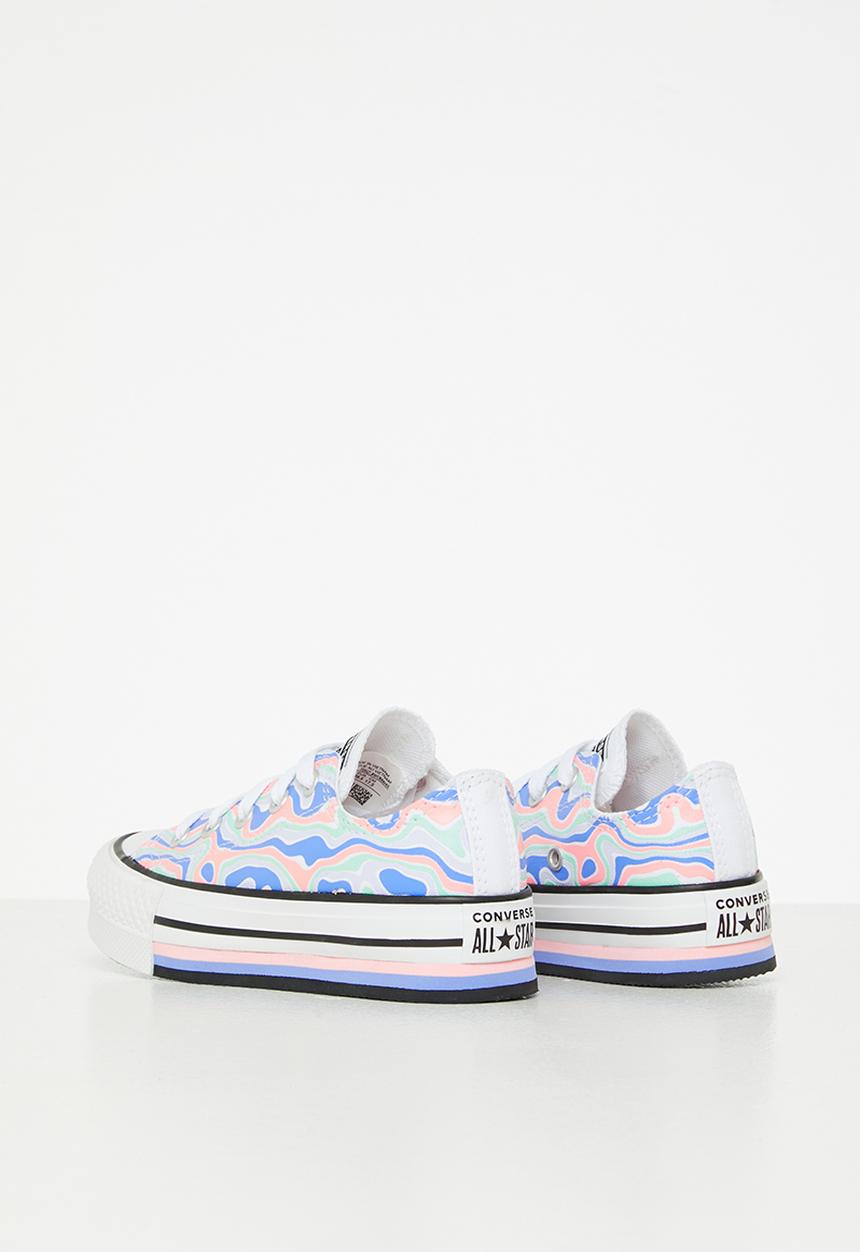 Converse - Chuck taylor all star eva lift - bleached coral/royal pulse/white