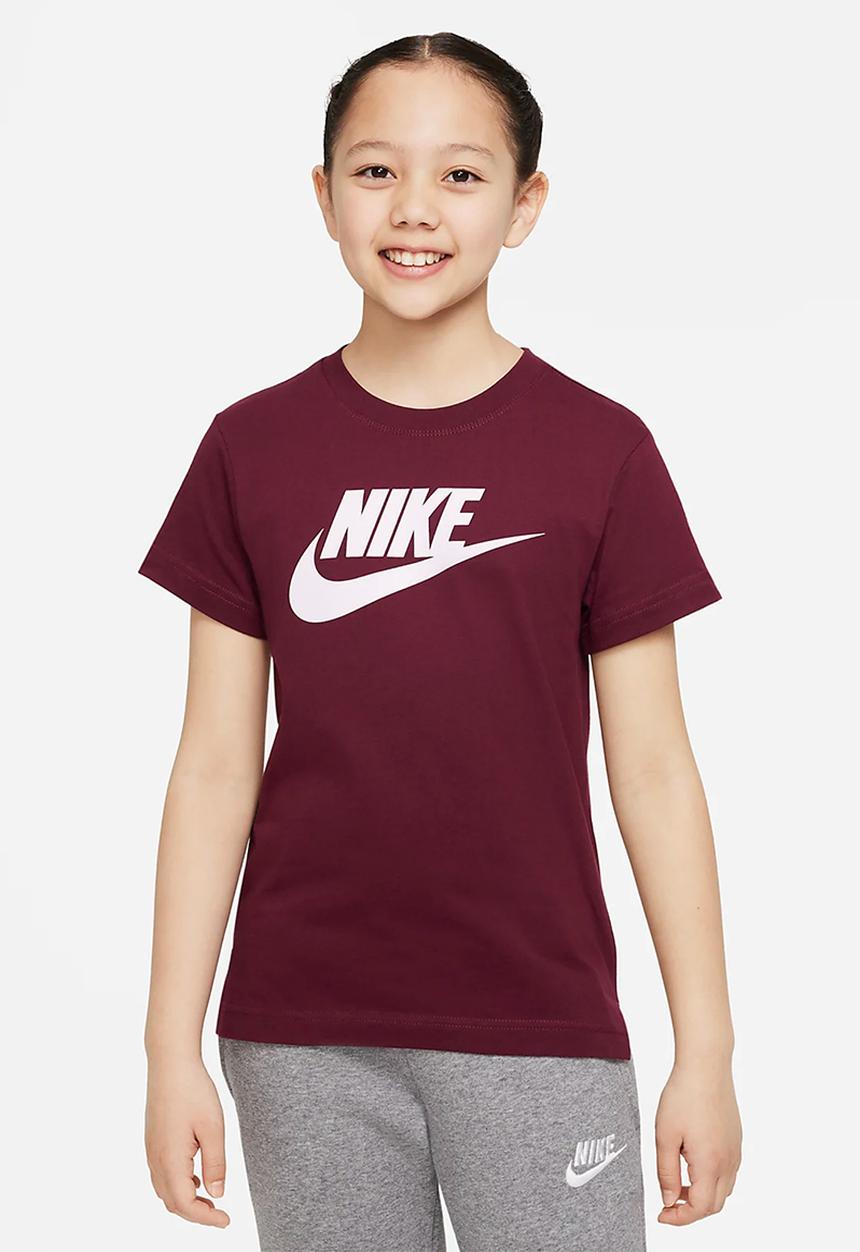 Nike - Nike Sportswear tee dptl basic futura - dark beetroot