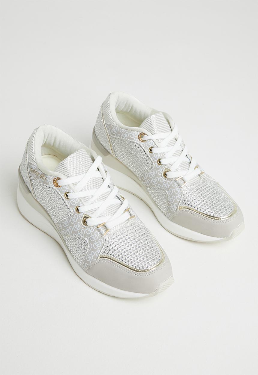 SISSY BOY - Spaced out sneaker - beige & gold
