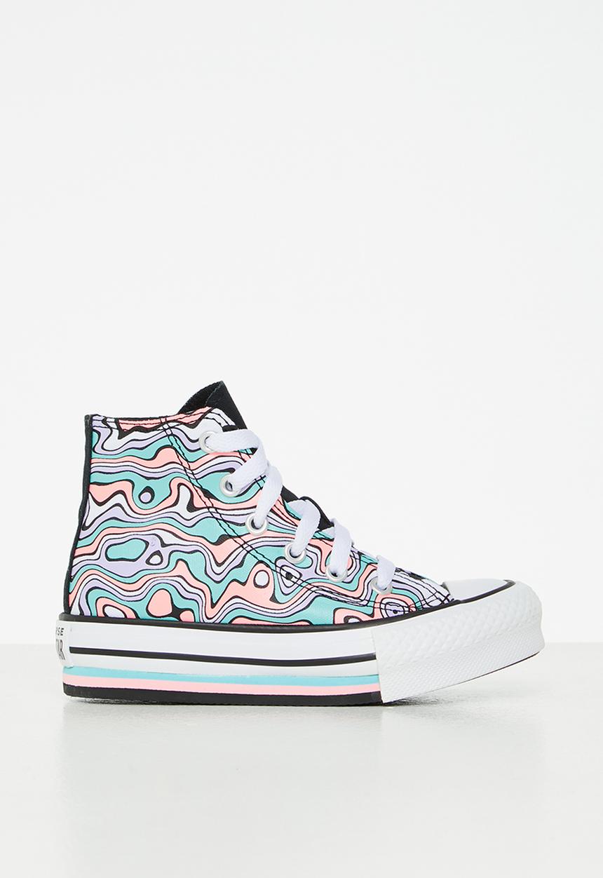 Converse - Chuck taylor all star eva lift - light aqua/bleached coral/black