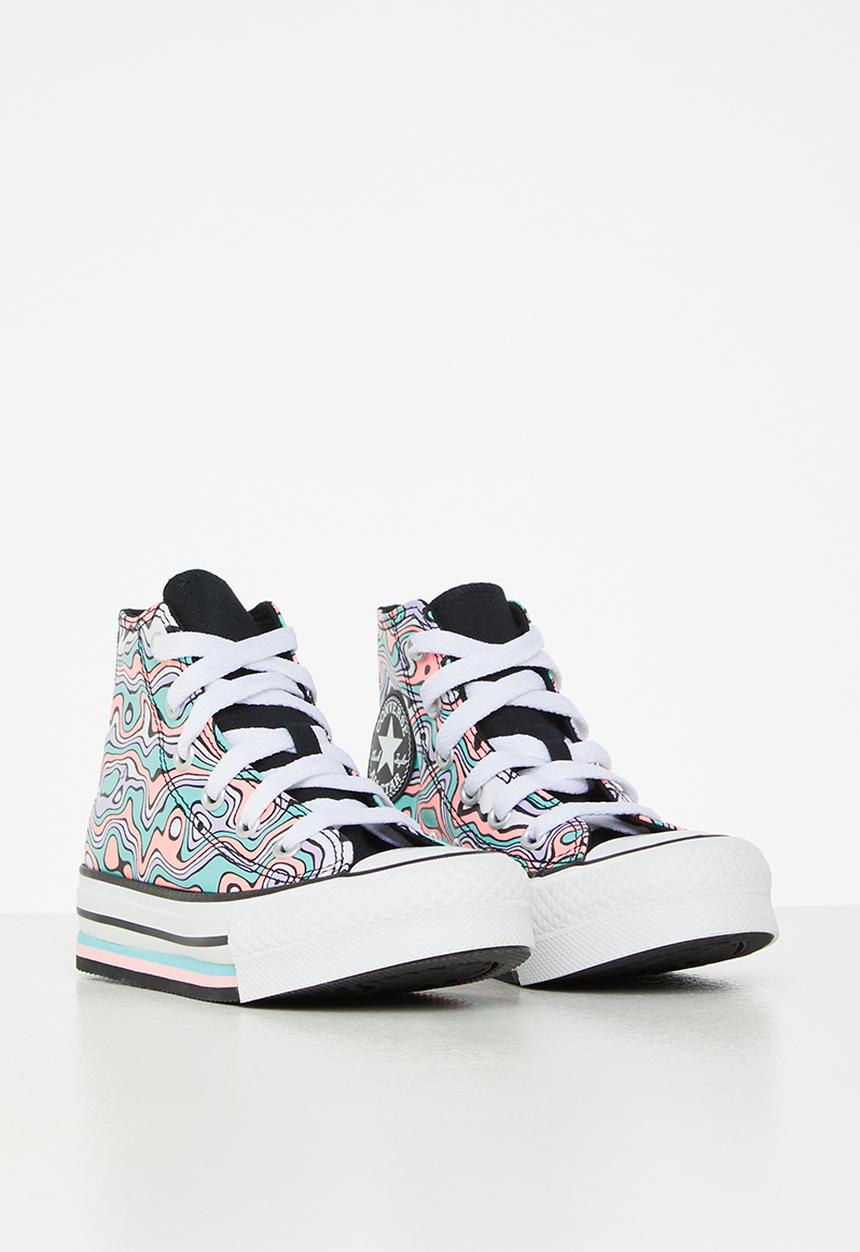 Converse - Chuck taylor all star eva lift - light aqua/bleached coral/black