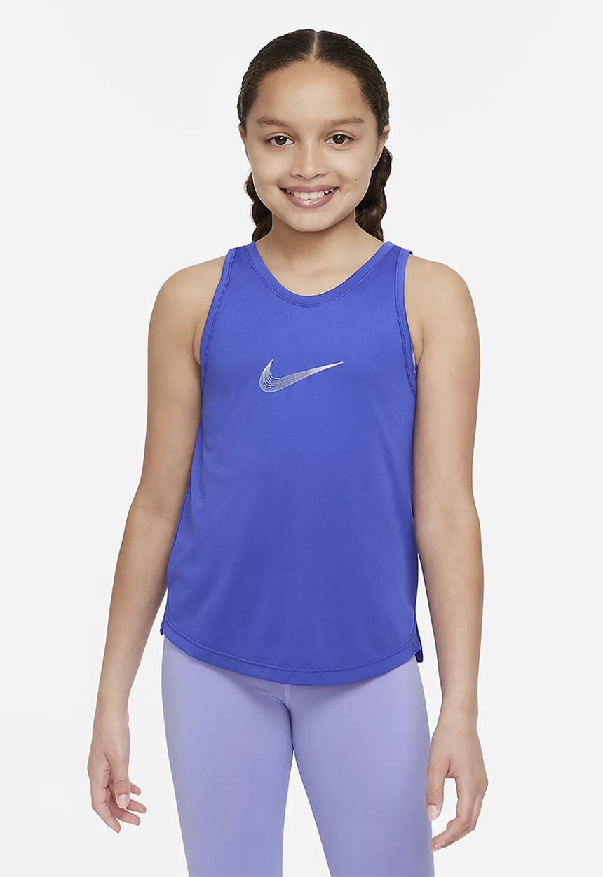 Nike - Nike dri-fit one tank gx - lapis & light thistle