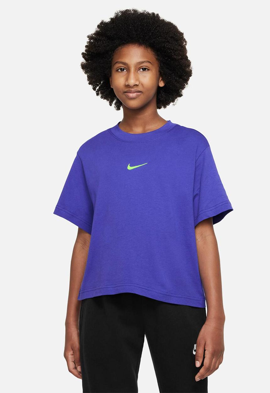 Nike - Nike sportswear tee essential short sleeve boxy - lapis