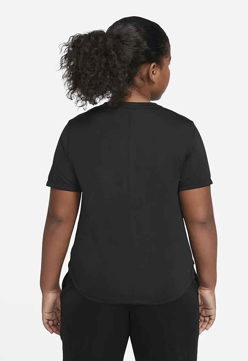 Nike - Nike dri-fit one short sleeve top gx - black & white