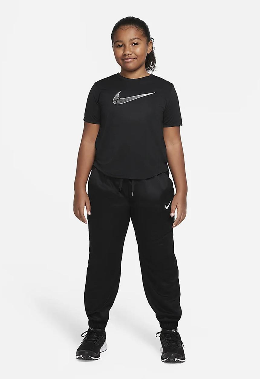 Nike - Nike dri-fit one short sleeve top gx - black & white