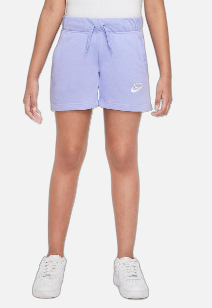 Nike - Nike sportswear club ft 5 in short - light thistle & white