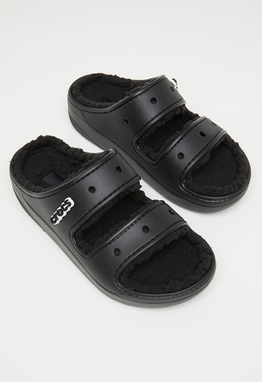 Crocs - Classic cozzzy sandal - black