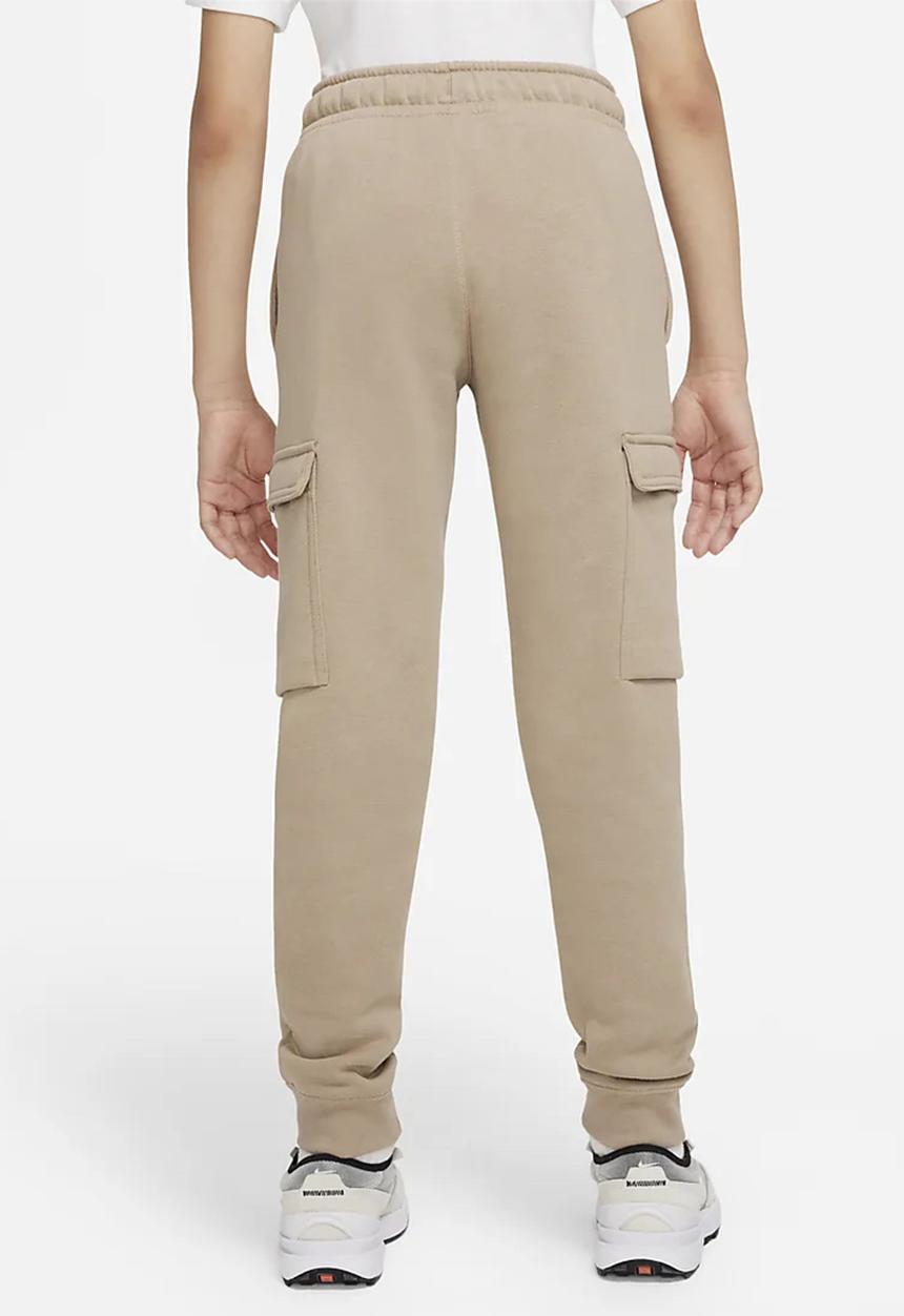Nike - Nike sportswear club cargo pant - khaki & white