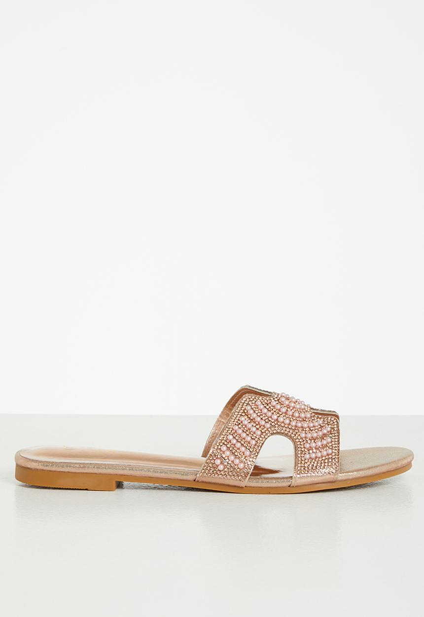 Plum - Havana slide sandal - rose gold