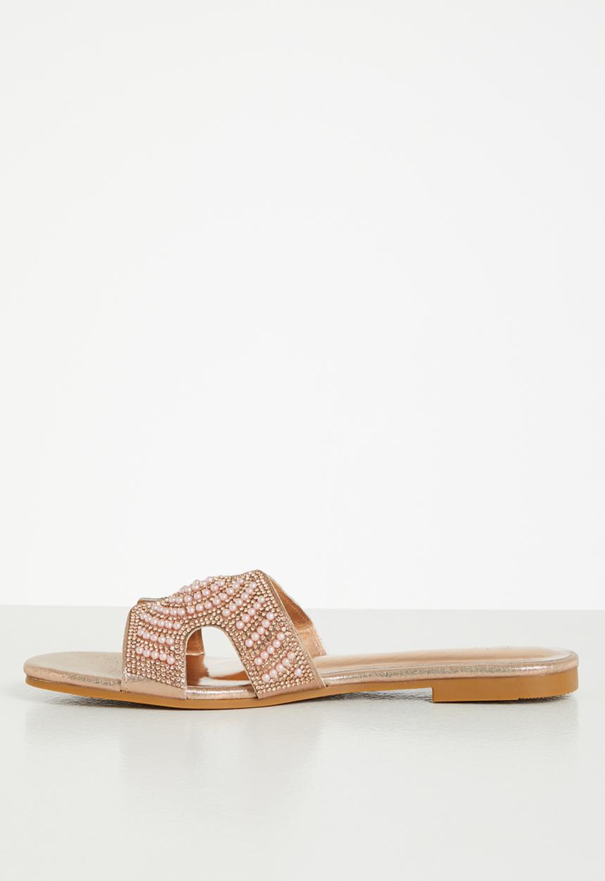 Plum - Havana slide sandal - rose gold