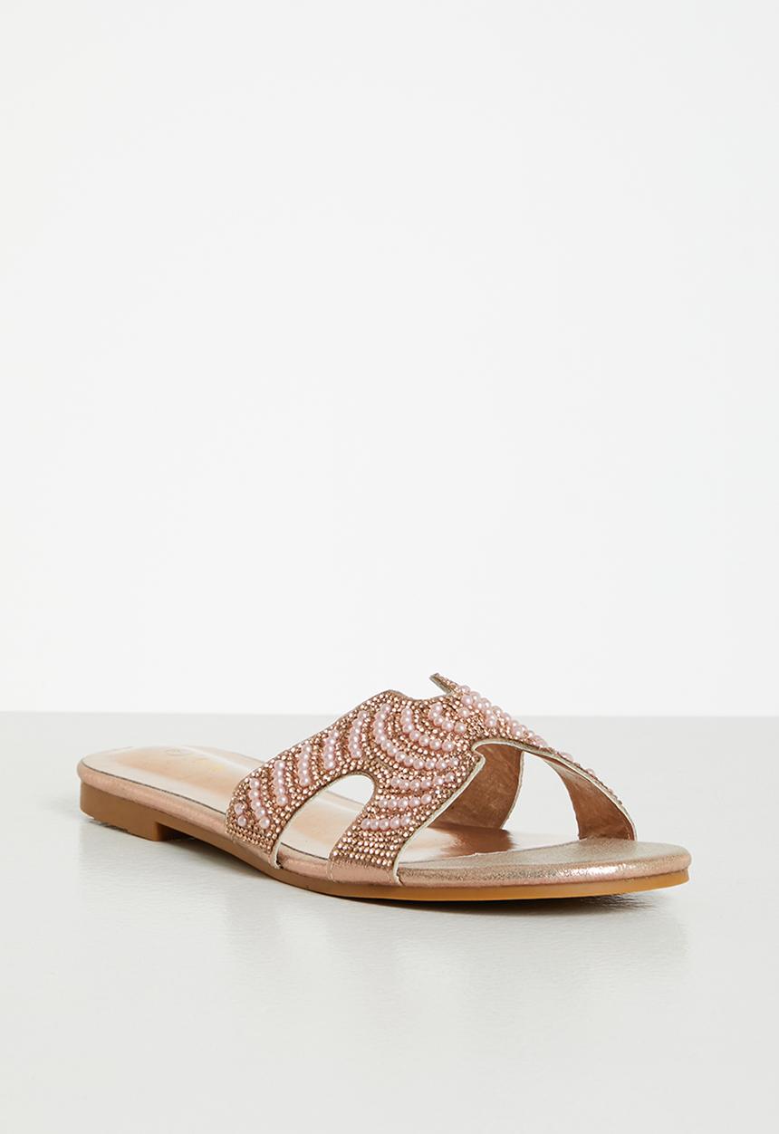 Plum - Havana slide sandal - rose gold