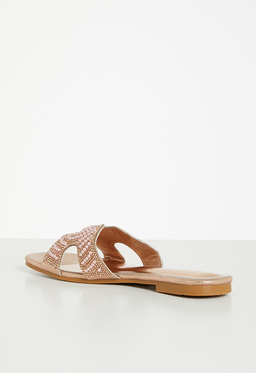 Plum - Havana slide sandal - rose gold