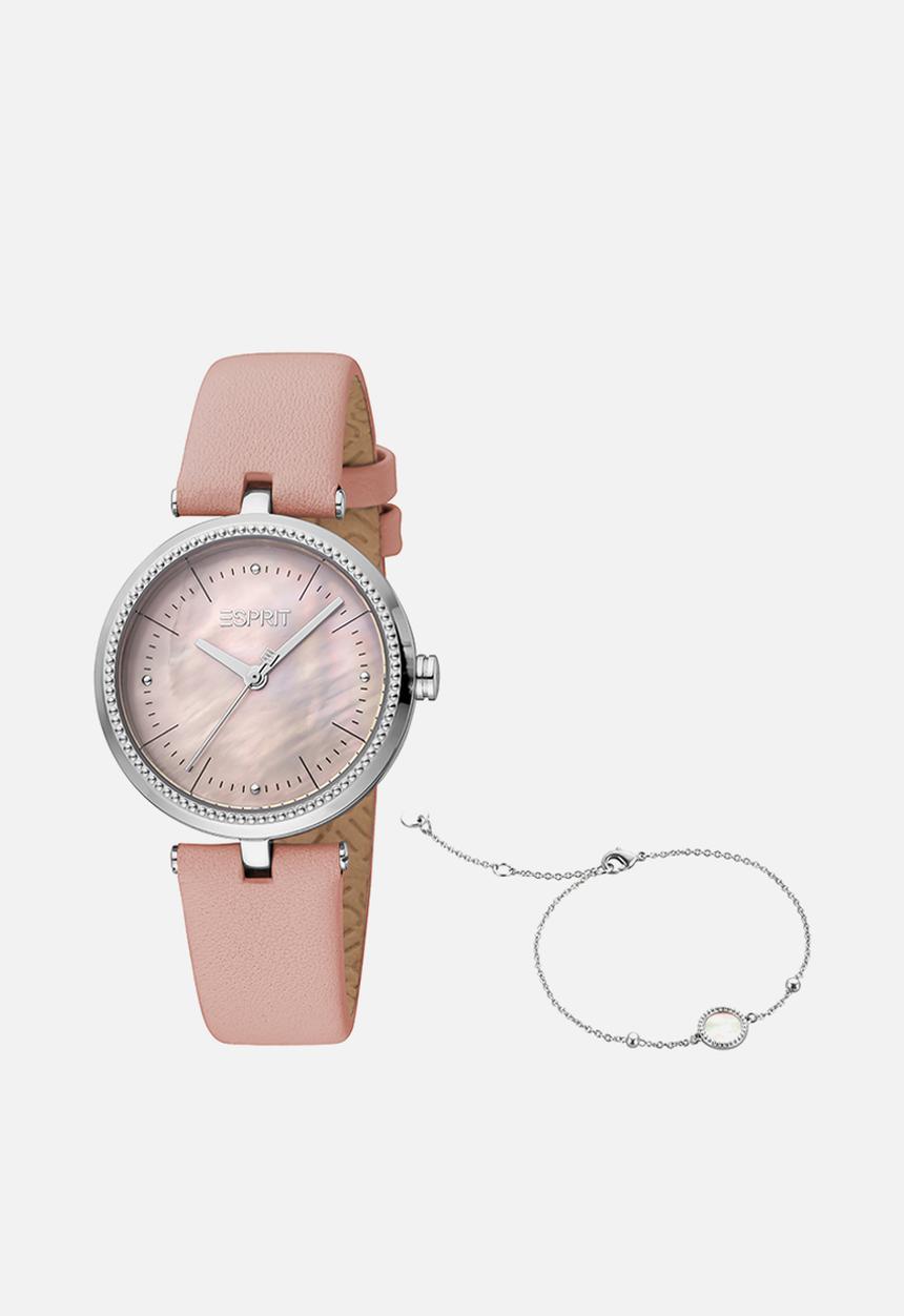 Esprit - Esprit es1l296l0025set watch - pink