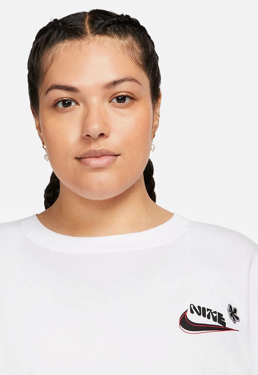 Nike - Plus w nsw tee bf fw fiber - white
