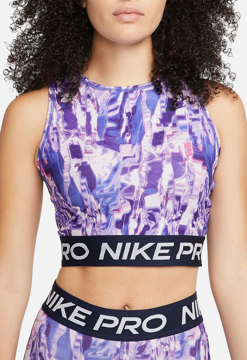 Nike - W np df aop tank - lapis & obsidian