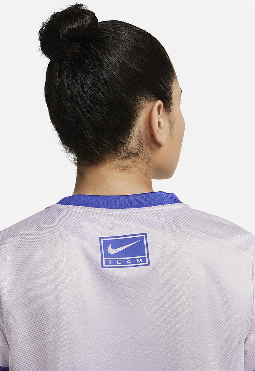 Nike - W nk df swoosh run ss top - doll & lapis